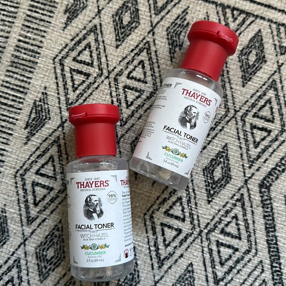 2x Thayer’s Cucumber Facial Toner - Alcohol Free Witch hazel
